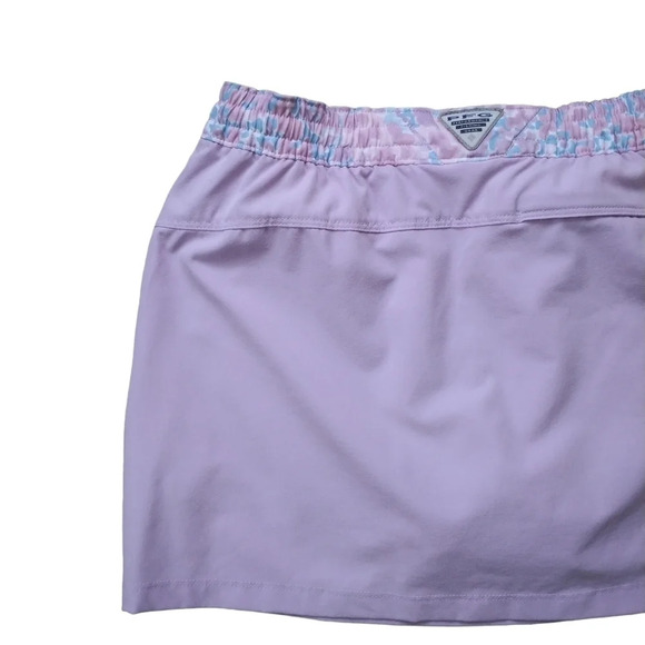 Columbia Floral Waistband Pale Violet Performance Sports Mini Skort XS - Picture 6 of 10